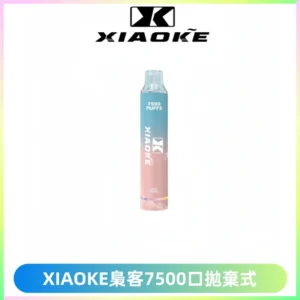 XIAOKE梟客7500Puffs跑馬燈拋棄式電子煙 可發光一次性